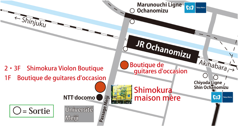 Map of Ochanomizu