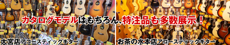 ヤイリギター カタログモデル以外に特注品も数多く展示!在庫!